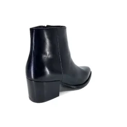 Ivoire0104a Ivoire 46105 Cuir Noir*Femme Bottines