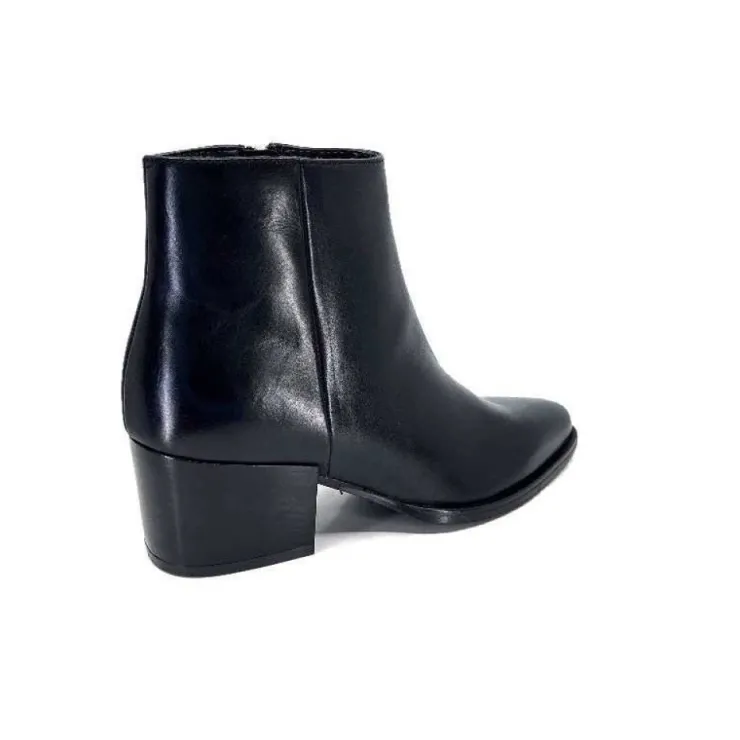 Ivoire0104a Ivoire 46105 Cuir Noir*Femme Bottines