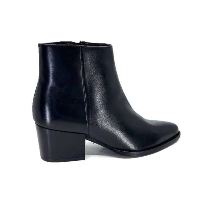 Ivoire0104a Ivoire 46105 Cuir Noir*Femme Bottines