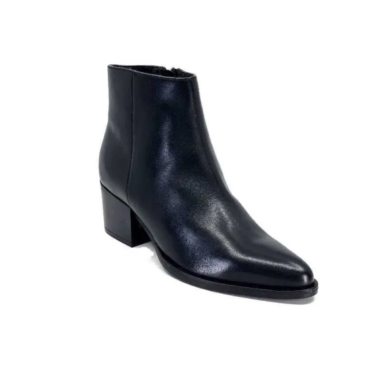 Ivoire0104a Ivoire 46105 Cuir Noir*Femme Bottines