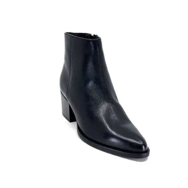 Ivoire0104a Ivoire 46105 Cuir Noir*Femme Bottines