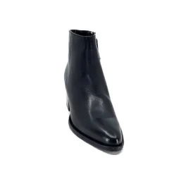 Ivoire0104a Ivoire 46105 Cuir Noir*Femme Bottines