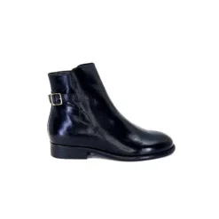 Ivoire0381b Ivoire 8234 Cuir Noir*Femme Bottines