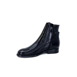 Ivoire0381b Ivoire 8234 Cuir Noir*Femme Bottines