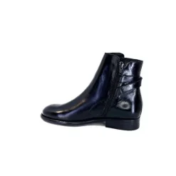 Ivoire0381b Ivoire 8234 Cuir Noir*Femme Bottines
