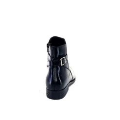 Ivoire0381b Ivoire 8234 Cuir Noir*Femme Bottines