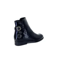 Ivoire0381b Ivoire 8234 Cuir Noir*Femme Bottines