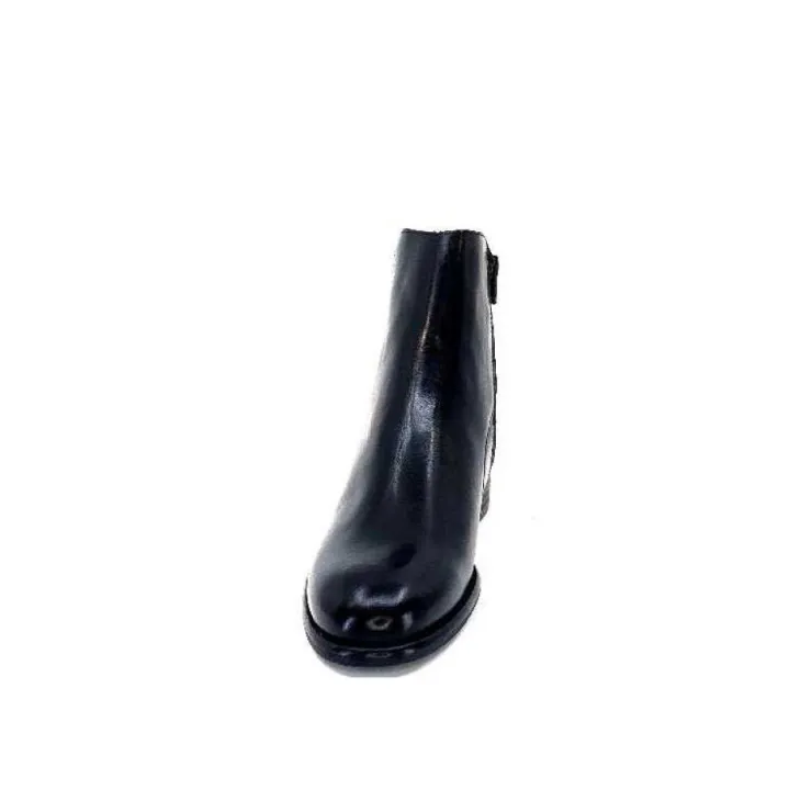 Ivoire0381b Ivoire 8234 Cuir Noir*Femme Bottines