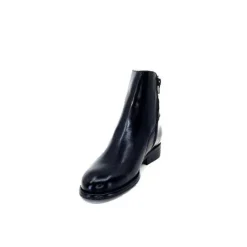 Ivoire0381b Ivoire 8234 Cuir Noir*Femme Bottines