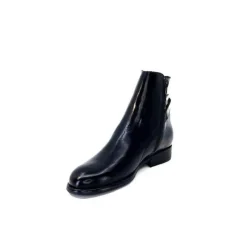 Ivoire0381b Ivoire 8234 Cuir Noir*Femme Bottines