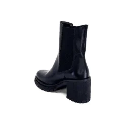 Ivoire0235a Ivoire 28110 Cuir Noir*Femme Bottines