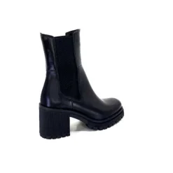 Ivoire0235a Ivoire 28110 Cuir Noir*Femme Bottines