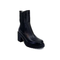 Ivoire0235a Ivoire 28110 Cuir Noir*Femme Bottines