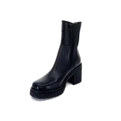 Ivoire0235a Ivoire 28110 Cuir Noir*Femme Bottines