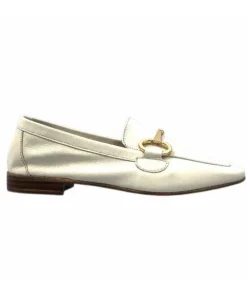 355-ivoire Ivoire 35.48.700 Cuir Off White*Femme Mocassins