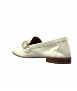 355-ivoire Ivoire 35.48.700 Cuir Off White*Femme Mocassins