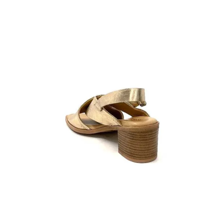 Ivoire0401a Ivoire 500.3018 Cuir Or*Femme Sandales