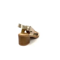 Ivoire0401a Ivoire 500.3018 Cuir Or*Femme Sandales