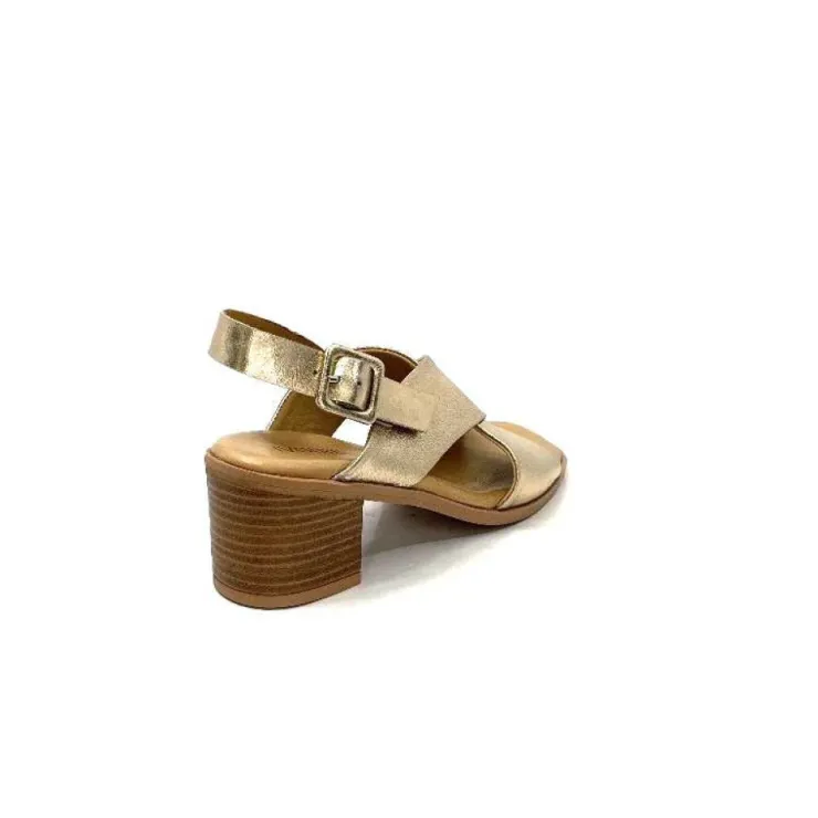 Ivoire0401a Ivoire 500.3018 Cuir Or*Femme Sandales