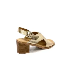 Ivoire0401a Ivoire 500.3018 Cuir Or*Femme Sandales