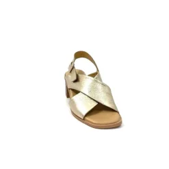 Ivoire0401a Ivoire 500.3018 Cuir Or*Femme Sandales