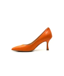 franco russo napoli fgr Ivoire 1901 Cuir Orange*Femme Escarpins