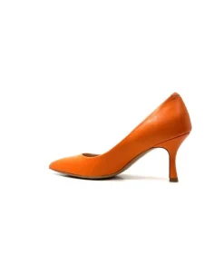 franco russo napoli fgr Ivoire 1901 Cuir Orange*Femme Escarpins