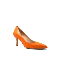 franco russo napoli fgr Ivoire 1901 Cuir Orange*Femme Escarpins