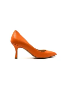 franco russo napoli fgr Ivoire 1901 Cuir Orange*Femme Escarpins