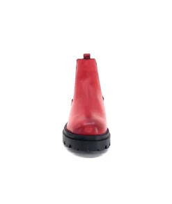 Ivoire0351a Ivoire 9615312 Cuir Rouge*Femme Bottines