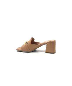 Ivoire0351a Ivoire 8455926 Cuir Sabbia*Femme Mules