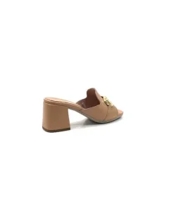 Ivoire0351a Ivoire 8455926 Cuir Sabbia*Femme Mules
