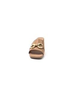 Ivoire0351a Ivoire 8455926 Cuir Sabbia*Femme Mules