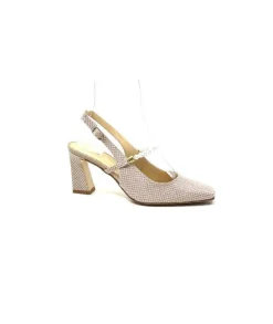 Brunate Ivoire 70321 Cuir Sepia*Femme Escarpins