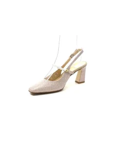 Brunate Ivoire 70321 Cuir Sepia*Femme Escarpins