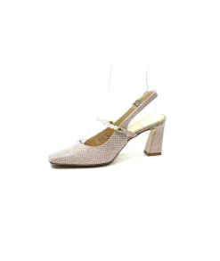 Brunate Ivoire 70321 Cuir Sepia*Femme Escarpins