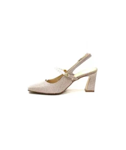 Brunate Ivoire 70321 Cuir Sepia*Femme Escarpins