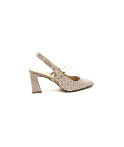 Brunate Ivoire 70321 Cuir Sepia*Femme Escarpins