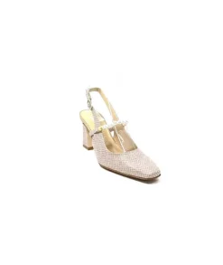 Brunate Ivoire 70321 Cuir Sepia*Femme Escarpins