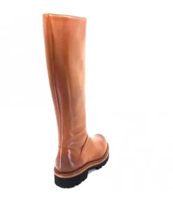 Ivoire0156 Ivoire 3283 Cuir Tabacco*Femme Bottes