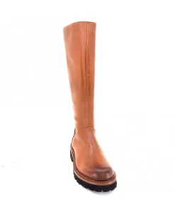 Ivoire0156 Ivoire 3283 Cuir Tabacco*Femme Bottes
