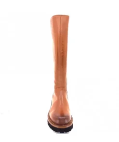 Ivoire0156 Ivoire 3283 Cuir Tabacco*Femme Bottes