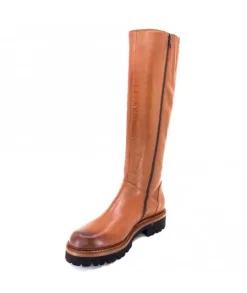 Ivoire0156 Ivoire 3283 Cuir Tabacco*Femme Bottes
