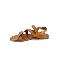 Ivoire0401a Ivoire 500.4301 Cuir Tan*Femme Sandales