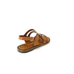 Ivoire0401a Ivoire 500.4301 Cuir Tan*Femme Sandales