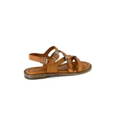 Ivoire0401a Ivoire 500.4301 Cuir Tan*Femme Sandales