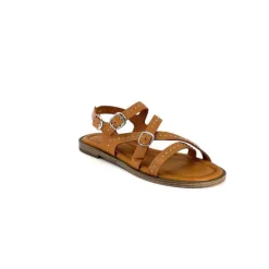 Ivoire0401a Ivoire 500.4301 Cuir Tan*Femme Sandales