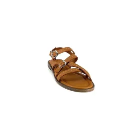 Ivoire0401a Ivoire 500.4301 Cuir Tan*Femme Sandales