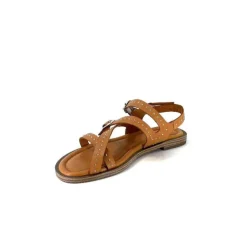 Ivoire0401a Ivoire 500.4301 Cuir Tan*Femme Sandales