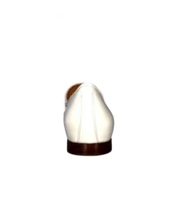 franco russo napoli fgr Ivoire 2103 Cuir Vernis Blanc*Femme Mocassins